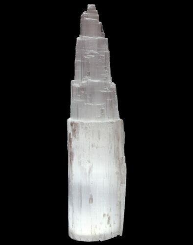 Extra Large Selenite Tower Lamp - 15" Tall (Reduced Price) - Photo 1